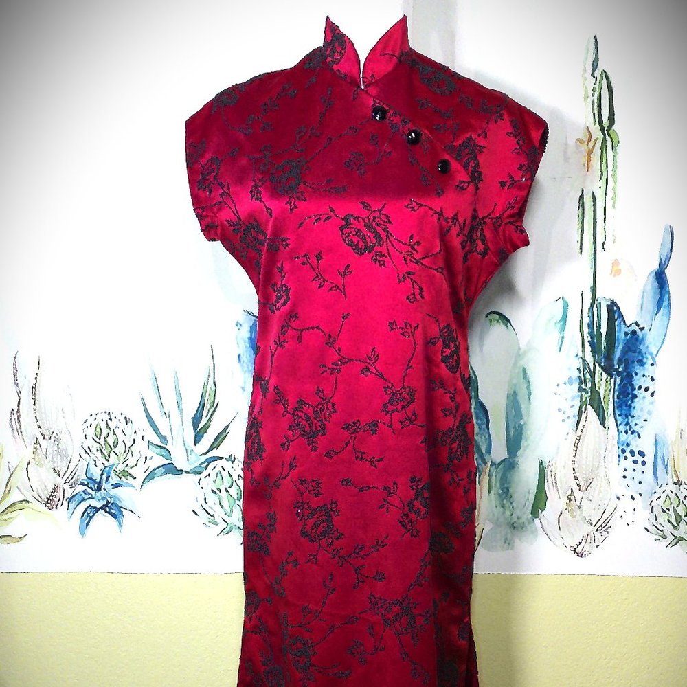 Night Way Collection beaded Asian style dress